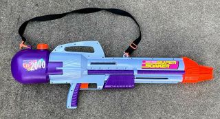 Vintage Soaker Cps 2000 1990s Larami Purple Gun Strap Cannon See Video