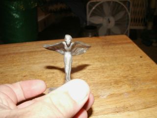 Early Rolls Royce Hood Ornament For Pedal Car Pewter
