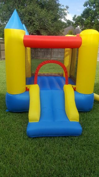 Pogo Inflatable Kids Bounce House With Air Blower