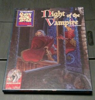 Night Of The Vampire Box Set Mystara Tsr Ad&d Cd