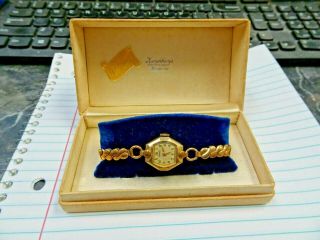 Vintage Banner Ladies Wristwatch In Jewelry Store Box Buy It Now Price