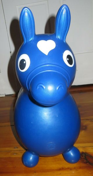 Gymnic Racin ' Rody 3 Blue Bouncing Horse Hop & Ride On toy 2