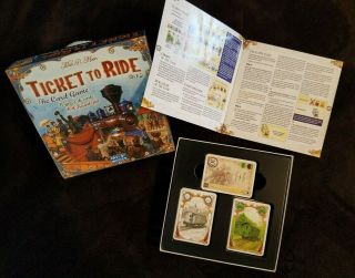 Ticket to Ride,  Card Game,  Family,  Fun,  Days Of Wonder,  8 to adult,  train,  states 3