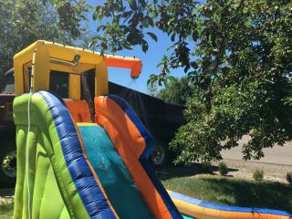 Banzai 90321 Slide N Soak Splash Park Inflatable Outdoor Kids Play Center 3