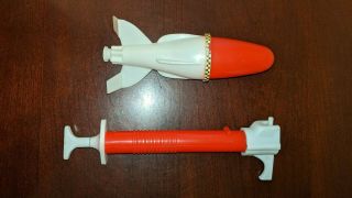 60s 70s Park Plastics Water Rocket / Launcher Toy Shape Work Nr