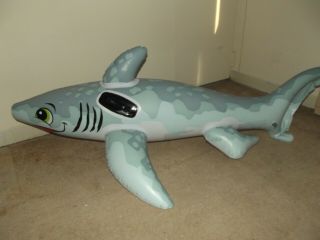 Inflatable Blow Up 66 Inch Shark From Intex 2002.