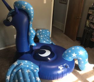 Inflatable Stormblaze Reach For The Moon Pool Ride - on From Horseplay Toys 3