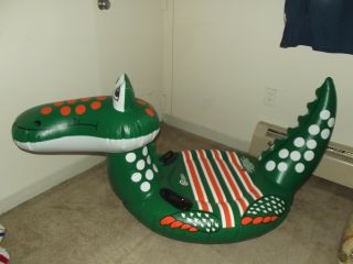 Inflatable Blow Up 60 Inch Alligator From Gulf Coast Aqua Leisure From The 1980s