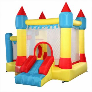 Inflatable Bounce House Castle Kids Jumper Slide Moonwalk Bouncer with Blower 2