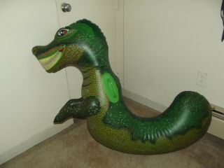Inflatable Blow Up 50 X 36 Inch T - Rex Dinosaur Ride - A - Saurus From Frenry 1987