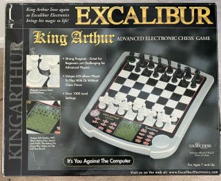 Excalibur King Arthur | Advanced Electronic Chess Game Set |