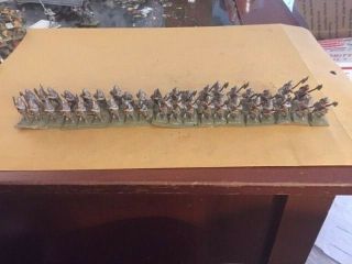 25mm Metal Medieval Men At Arms With Vougue 40 Count