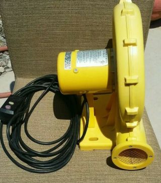 Commercial Inflatable Bounce House Air Pump Blower Fan - 1200 Watt 1.  5 Hp