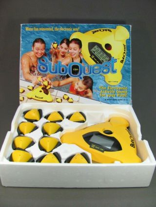 Subquest Electronic Activity Game For Your Pool Complete No Instructions