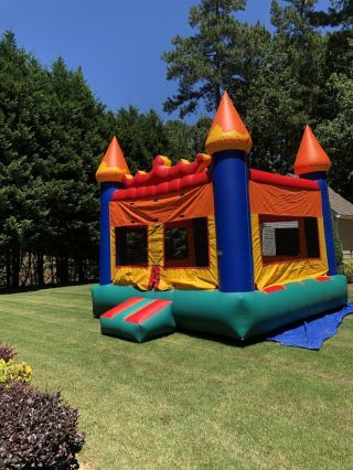Castle Bounce House With Blower