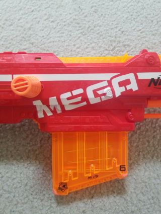 NERF N - strike Elite Centurion Blaster Toy Mega Dart Gun 100ft Range W/ Clip 2