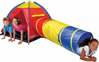 Discover Kids Indoor/outdoor Adventure Play Tent & Tunnel -