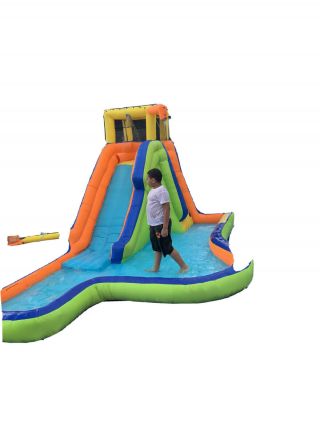 Banzai Slide N Soak Splash Park Inflatable
