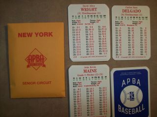 2007 Apba Baseball Cards W/ Xbs Complete - 2 Cards Are Color Scans