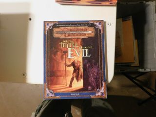 Vintage Dungeons & Dragons Return To The Temple Of Elemental Evil