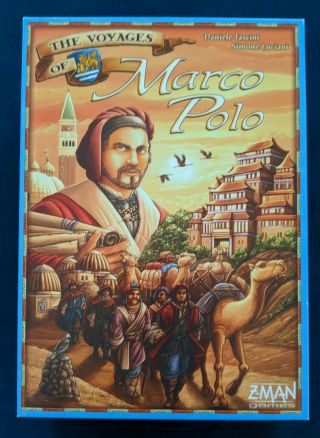 The Voyages Of Marco Polo Board Game - Used/good Includes Characters Expan.