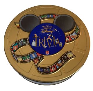 Vintage 1999 Wonderful World Of Disney Trivia Board Game Kids Adult Mattel 41178