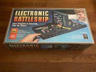 Electronic Battleship Game 1982 Board Complete & Euc