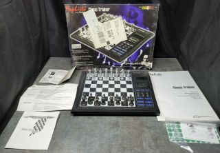 Kasparov Desktop Mephisto Chess Computer Trainer From Saitek Complete 1642