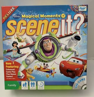 Scene It? Disney Magical Moments Deluxe Edition Dvd Board Game Complete