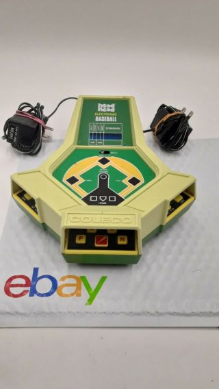 Vintage Coleco Head To Head Electronic Handheld Baseball Game 1980