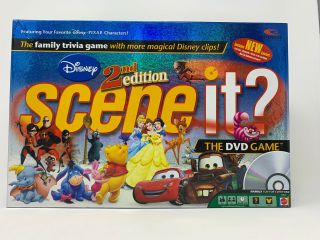Disney Scene It 2nd Edition Dvd Game Complete 2007 Family Game Pixar