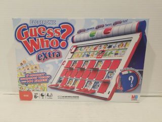 Electronic GUESS WHO? EXTRA 2008 Game Milton Bradley Complete 3