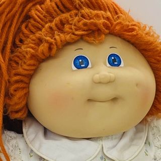 Vintage Cabbage Patch Doll 1980 ' s Girl w/ Red Hair & Blue Eyes 2