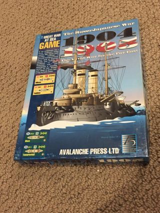 Avalanche Wargame Great War At Sea 3 - The Russo - Japanese War 1904 - 1905 Up