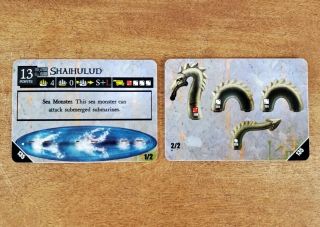Pirates Of The Mysterious Island 135 Shaihulud Unpunched Pocket Model Wizkids