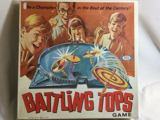 Vintage 1968 Ideal Toys Battling Tops Game Classic