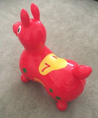 Gymnic Racin ' Rody 7 Red Bouncy Horse 3