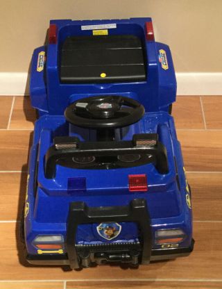 Kid Trax Paw Patrol Chase Toddler Ride - On Toy 18 - 30 Months 6 Volt Police Cruiser