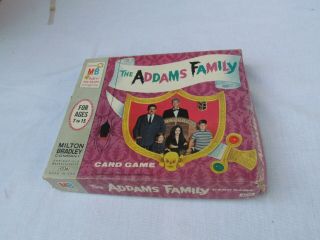 Vintage 1965 Milton Bradley The Addams Family Card Game 4536 Missing 1 Card