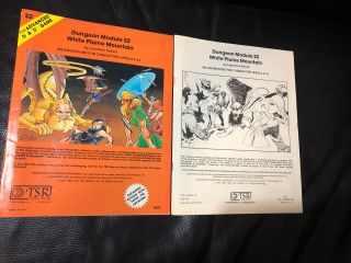 Tsr Dungeons And Dragons Module S2 White Plume Mountain By Lawrence Schick 9027