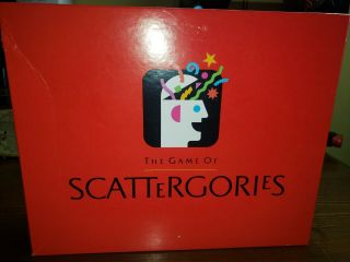 Vintage 1988 The Game Of Scattergories Milton Bradley Barely Played,  Appears