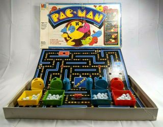Vintage 1980/1982 Milton Bradley Pac - Man Board Game Usa 99 Complete