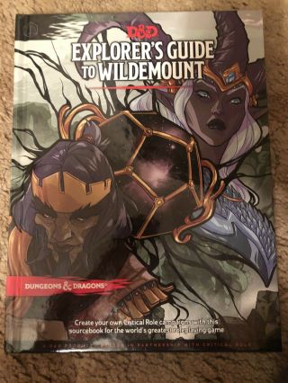 Dungeons & Dragons Explorer’s Guide To Wildemount Campaign Setting/adventure