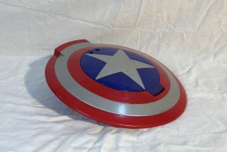 Nerf,  Marvel,  Captain America Attack Shield,  Battery Powered Disc Firing Toy