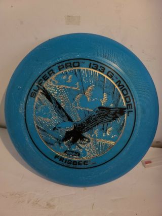 Pro 133 G Model Eagle Vintage 1980 Wham - O Frisbee Flying Disc Rare Blue