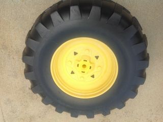 John Deere Peg Perego Gator XUV Rear Wheel Set (2 Tires) Left & Right - 3