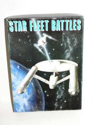 Vintage 1979 Star Fleet Battles Task Force Games 5001 Unpunched Bookcase Game