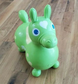 Rody the Horse Child ' s Bounce and Ride,  Lime Green 2