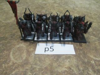 Warhammer Games - Workshop Chaos Warriors Slaves To Darkness Painted