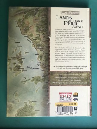 Dungeons And Dragons Forgotten Realms Campaign Guide With Map 2